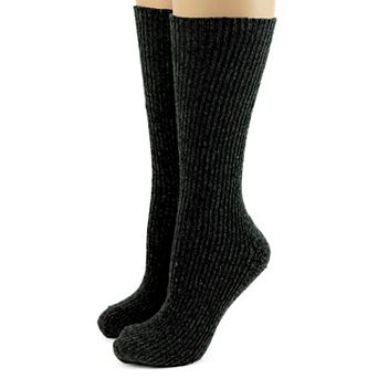 Regenerated Wool Diabetic Outdoor Hiking Extra Wide Calf Men Socks