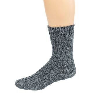 Regenerated Wool Diabetic Outdoor Hiking Extra Wide Calf Men Socks