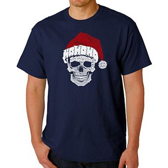 Santa Skull - Men's Word Art T-shirt