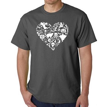 Halloween Heart - Men's Word Art T-shirt