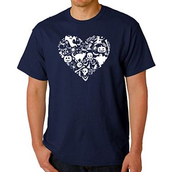 Halloween Heart - Men's Word Art T-shirt