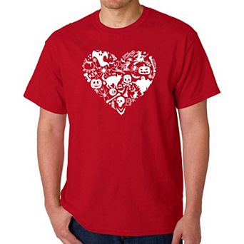 Halloween Heart - Men's Word Art T-shirt
