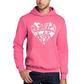 Halloween Heart - Men's Word Art Hooded Sweatshirt