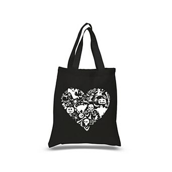 Halloween Heart - Small Word Art Tote Bag