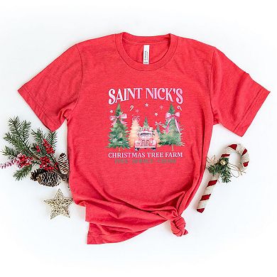Coquette St. Nick's Tree Farm Youth Short Sleeve Graphic Tee
