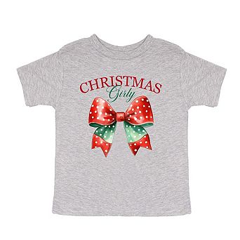 Coquette Christmas Girly Youth Short Sleeve Graphic Tee