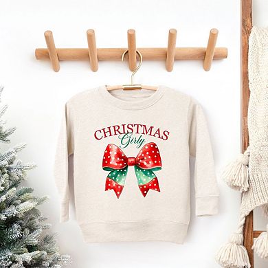 Coquette Christmas Girly Youth Ultra-soft Graphic Sweatshirt