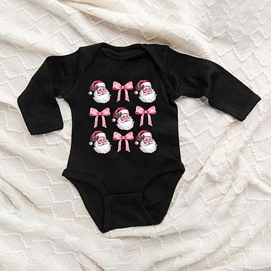 Coquette Santa Chart Baby Long Sleeve Bodysuit