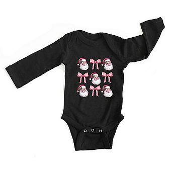 Coquette Santa Chart Baby Long Sleeve Bodysuit