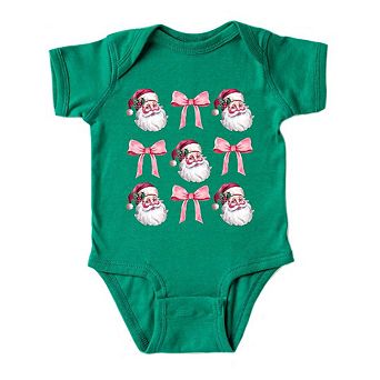 Coquette Santa Chart Baby Bodysuit