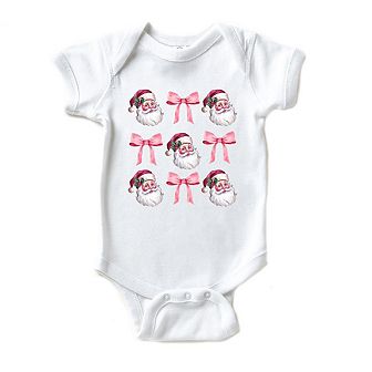 Coquette Santa Chart Baby Bodysuit