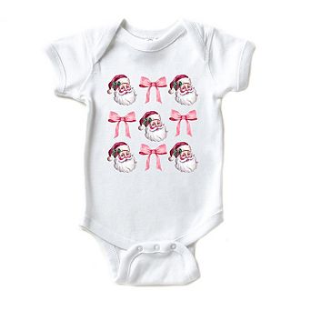 Coquette Santa Chart Baby Bodysuit
