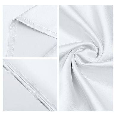 1 Pcs Breathable Pillow Case Set With Envelope, Satin Pillowcase With Sleep Mask, Hair Band