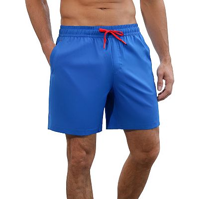 Men's Swim Trunks With Compression Liner In Quick Dry Swim