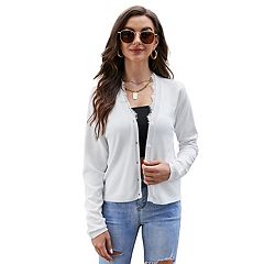 Kohls white cardigan sweater hotsell