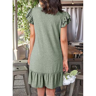 sachin and babi light blue dress lace tshirt dress