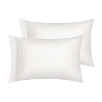 Set of 2 Pillow Cases, Soft Cooling Pillow Covers with Envelope Closure, Gift for Women Men