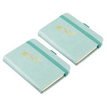 Pocket Notebook, Thick Lined Paper Hardcover Mini Memo Pads For Business Office