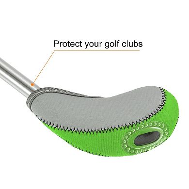 Golf Club Iron Head Covers, Visible Window Waterproof Protection Sleeves For Outdoor Sport