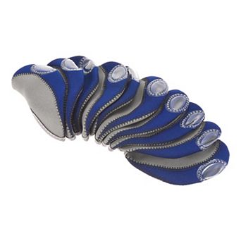 Golf Club Iron Head Covers, Visible Window Waterproof Protection Sleeves for Outdoor Sport