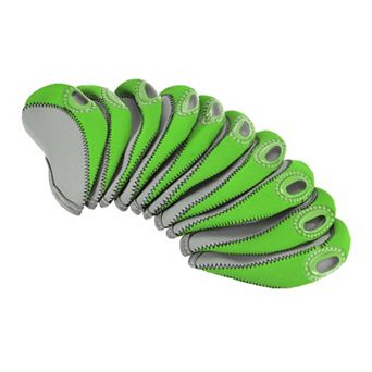 Golf Club Iron Head Covers, Visible Window Waterproof Protection Sleeves For Outdoor Sport