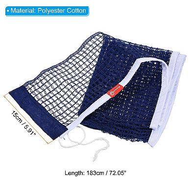 Table Tennis Net Replacement Ping Pong Net String Tension Thicken, Blue