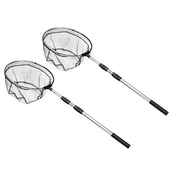 2packs Round Extend To 4.9ft Aluminium Alloy Telescopic Landing Pole Handle With M8 Thread