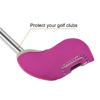 Golf Club Iron Head Covers, Visible Window Waterproof Protection Sleeve for Outdoor Sport