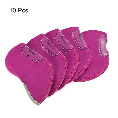 Golf Club Iron Head Covers, Visible Window Waterproof Protection Sleeve for Outdoor Sport