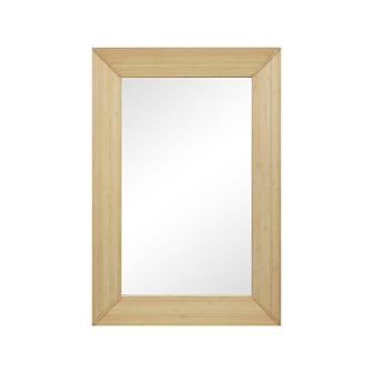 Parisloft Rectangle Wall Mirror, Boho Mirror for Bathroom24 x 35.8 Inches