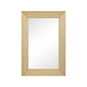 Parisloft Rectangle Wall Mirror, Boho Mirror for Bathroom24 x 35.8 Inches