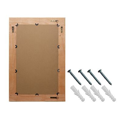 Parisloft Rectangle Wall Mirror, Boho Mirror for Bathroom24 x 35.8 Inches