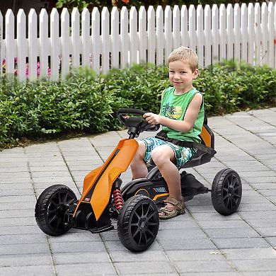 Aosom 12v Electric Go Kart For Kids W/ Adjustable Speed