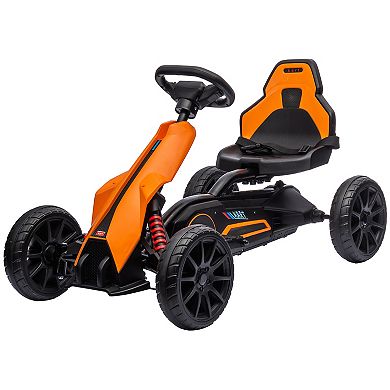Aosom 12v Electric Go Kart For Kids W/ Adjustable Speed