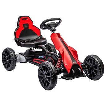 Aosom 12v Electric Go Kart For Kids W/ Adjustable Speed