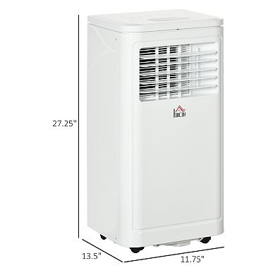 Homcom 8000 Btu Portable Air Conditioner For Room Up To 172sq Ft