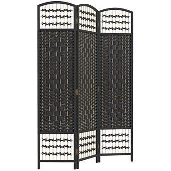 HOMCOM 3 Panel Room Divider, Folding Screen, 5.6ft