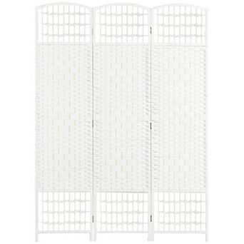 HOMCOM 3 Panel Room Divider, Folding Screen, 5.6ft