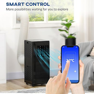 8000 Btu Smart Portable Air Conditioner With Remote For 215sq.ft