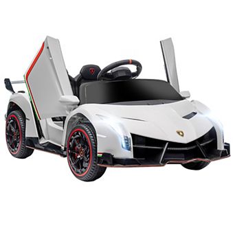 Lamborghini Veneno Licensed Kids Ride On Car W/ Bluetooth, Green