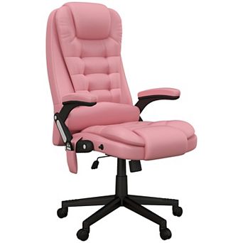 Homcom High-back Vibration Massage Chair, Heating Office Chair