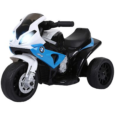 Aosom 6v Kids Motorcycle Licensed Bmw, Toddler Motorcycle, With Headlight, Music