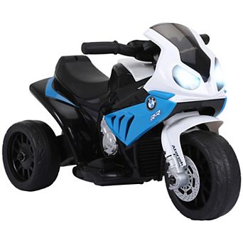 Aosom 6v Kids Motorcycle Licensed Bmw, Toddler Motorcycle, With Headlight, Music