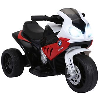 Aosom 6v Kids Motorcycle Licensed Bmw, Toddler Motorcycle, With Headlight, Music
