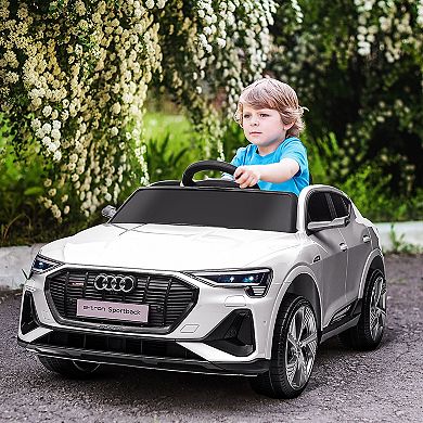 12v Electric Car For Kids W/ Remote Control, Safety Belt, Led Lights