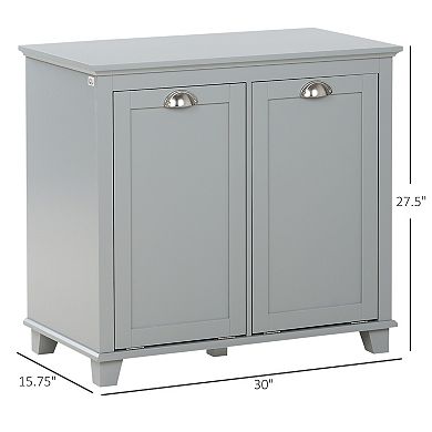 Bathroom Display Stand Tower W/open Depot For Easy Use & Towel Cupboard, Gray