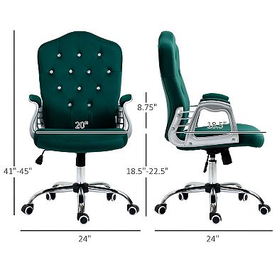 Vinsetto Home Office Chair With Adjustable Height Tilt Function