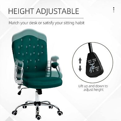 Vinsetto Home Office Chair With Adjustable Height Tilt Function