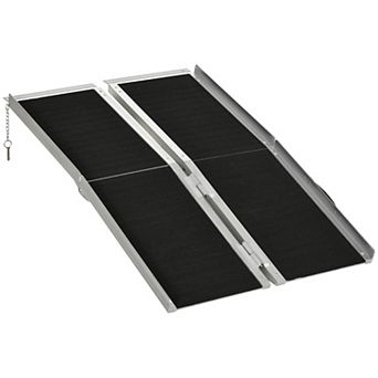 Portable Portable Wheelchair Ramp for Home, Threshold Handicap Ramp