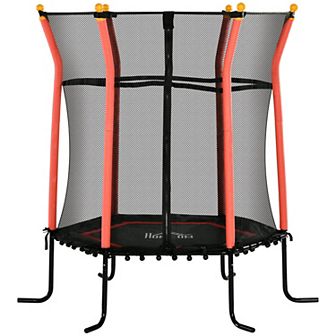 Trampoline For Kids With Net For Indoor/outdoor Use, Pink